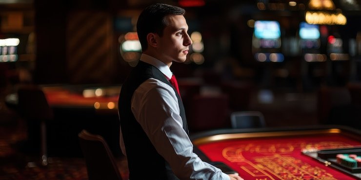 মোবাইলে আন্দর বাহার খেলছেন একজন প্রাপ্তবয়স্ক খেলোয়াড়